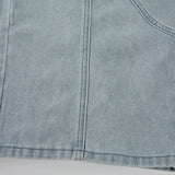 Purpdrank  American Retro Washing Old Jeans Summer Deconstructive Casual Loose Wide-leg High Street Spice Pants