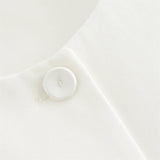 Purpdrank  Office Waistcoat y2k Clothes Women Solid Color Round Neck Single Breasted Sleeveless Suit Vest Elegant Tops Streetwear