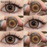 Purpdrank  Color Contacts Lens Natual Colored Pupils Cosmetics NEW Contact Lens Blue 14.2mm Eye Color Lens Black Lens Beauty