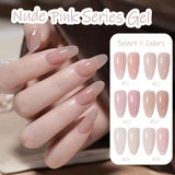 Purpdrank  10ML 6-Color God Girl Nail Polish Gel Nude Pink Glitter Gel Varnish Soak Off UV/LED Gel Polish For Manicure Home Salon DIY