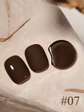 Purpdrank  TC 10ML Autumn Winter Mousse Black Chocolate Caramel Coffee Chocolate Gel Nail Polish 2025 Meilad Whitening Tmperament Nail Art