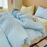 Purpdrank  Pink Plaid Bedding Sets 2025 New Japanese Duvet Cover No Filler Green Bed Sheet one or Two Pillowcase Girl Comforter Cover Set