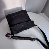 Purpdrank  Japanese Retro Vintage Canvas Mailman Bag for Men and Women Large Capacity Single Shoulder Crossbody Student Commuting Bags