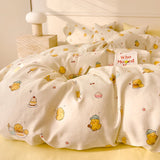 Purpdrank  Plaid Style Comforter Cover Single/Double Duvets Cover 100% Cotton Blanket Cover Girls Boys Room Quilt Cover 이불커버(No Pillowcase)