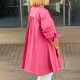 Purpdrank  Elegant Women Shirt Top Elegant Women's Long-sleeved Shirt Collection Versatile Workwear Party Tops Vacation for Stylish
