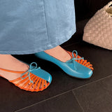 Purpdrank   New Brand Designer Flat Sandals Women Plus Size Summer Narrow Strap Beach Party Casual Comfort Roman Gladiator Sandalias