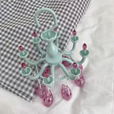 Purpdrank  Plastic Princess Style Beautiful Drying Rack Multi-functional Underwear Socks Clip Clothes Hanger Dryer Towels Cloth Drying Rack