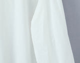 Purpdrank  New Spring White Cotton Long Lantern Sleeve Shirt Women Embroidery Lace Peter Pan Collar Front Open Buttons Loose Tops Blouses