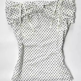 Purpdrank   2000s Japanese Style Slim Bow Polka Dot Sleeveless Tops Y2k Harajuku Vintage Sweet Camis Summer Subculture Kawaii Tees Women