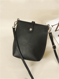 Purpdrank  New Women's Buet Bag Top Layer Cowhide Leather Satchel Single oulder Crossbody Bag Litchi ain  Small Bag