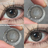 Purpdrank  1 Pair Colorful Contact Lenses for Eyes Fashion Gray Eye Contacts Blue Eye Lenses Green Lenses Yearly Brown Eye Lenses