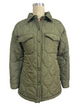 Purpdrank  Autumn and Winter New Plaid Casual Trend Lapel Single Breasted Cotton Jacket
