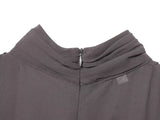 Purpdrank  European-style new women's fashion versatile elegant velvet patchwork layered sleeveless short dress