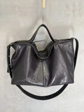 Purpdrank  Commuting Single Shoulder Large Capacity Tote Bags Hand-held Vegetable Basket Crossbody New Fashionable Versatile Bag
