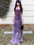 Purpdrank  Women‘s Off-Shoulder Lace Cami Summer Sleeveless Lace Trim Vest Top
