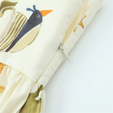 Purpdrank  Spring New Women's Fashion and Elegance Slim Fit Versatile Printed Loose Strap Short Dress