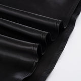 Purpdrank  Elegant Patchwork Lace Trumpet Skirts Casual Basic Slim Low-Waisted Midi Skirts Women Summer Fashion Streetwear Ladies