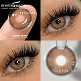 Purpdrank  1 Pair New Natural Color Contact Lenses Brown Lenses Beauty Fashion Gray Pupils Lens Blue Lenses with High Quality Lens