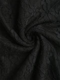 Purpdrank  Black Knot Front Sexy Tube Dress Women's Summer 2025 New Elegant Cute Style Layered Ruffle Hem Short Dresses