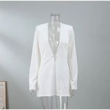 Purpdrank  Ladies Deep V-neck Long Sleeve Mini Dress Elegant Women High Waist Slim Bodycon Dresses Female Nightclub Party Dresses