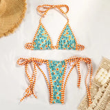 Purpdrank  Two Piece Women Bikini Set Sexy Women Swimsuit Brazilian Bikini Thong Female Swimwear Swimming Suit Beachwear