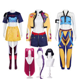 Purpdrank  Mira Zoey Rumi Cosplay Costume Wig Women Suit Halloween Carnival Party Comic-con Role Playing Outfit