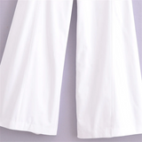 Purpdrank  Spring New Women's Fashion Style Casual Loose Versatile Mid Waist Wide Leg Pants
