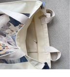 Purpdrank  Hua Jin Soulla Large Capaci Canvas Tote Bag Faionable Single oulder Zipper Commuter Women's Bag Student Bookbag