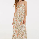 Purpdrank   Spring Summer New Design Women Casual Vacation Retro Full-Printed Chiffon Dress
