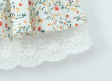 Purpdrank  Princess Floral Print Front Cross Lacing Up Ruched Elastic Low Waist Sling Dress Women Swing A-lined Mini Tank Dresses Robe