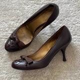 Purpdrank  Retro Round Toe Elegant High Heels Ladies Cross Straps Shallow Fashion Designer Party Dress Shoes Women Pumps Zapatos De Mujer