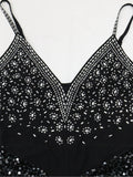 Purpdrank  Sexy black backless sequin summer dress women nightclub rhinestone birthday party dress womens evening short dresses vestidos