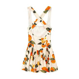 Purpdrank  Flip Collar Sleeveless Zipper Decoration Summer New Women's Fashion Style Slimming Short Dress