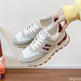 Purpdrank  Spring Women's New Forrest Athletic Shoes Fashionable Thick Soled Height Increasing Anti Slip Breathable Casual Shoes