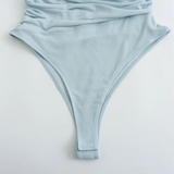 Purpdrank  Spring New Women's Fashion and Elegance Slim Fit Versatile Silk Mesh Tight jumpsuit