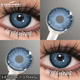 Purpdrank  New Colored Contact Lenses 1 Pair Fashion Blue Eyes Lenses Gray Pupils High Quality Brown Lenses Green Eyes Contacts
