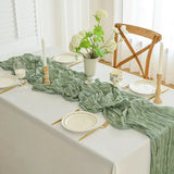 Purpdrank   2 Pcs Solid Color Wedding Table Runner American Party Banquet Decoration Long Tablecloth Super Soft Easy-Care Home Textile