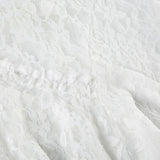 Purpdrank  Sexy Spice Girl Skirt Dark Wind Lace Stitching Irregular Sexy Perspective Long Skirt Spring And Summer Fashion Women's Clothing