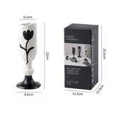 Purpdrank  Personalized Mug Hand Drawn Water Cup Coffee Dessert Shop Desktop Decoration High Footed Cup Ceramic Milk Container Holiday Gift