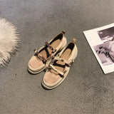 Purpdrank  Shallow Mouth Shoes Woman Flats Round Toe Autumn Bow-Knot Clogs Platform Dress Summer Fall Butterfly Creepers New Comfortable Se