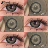 Purpdrank  1 Pair Green Eye Contacts 1 Pair Blue Colored Contact Lenses for Eyes Brown Colored Pupils Discounts Cosmetic Lenses