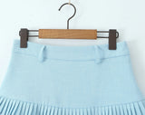 Purpdrank  3 colors Y2K Solid White Package Hips Spliced Pleated Mini Skirt Sexy Low Waist Short Skater Skirts With Shorts Lining