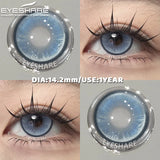 Purpdrank  1 Pair Color Contact Lenses Cosmetics Natural Brown Pupils Blue Eyes Contacts Lens Makeup Beauty Green Contacts Lens
