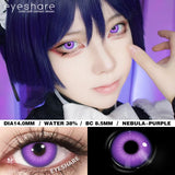 Purpdrank  2pcs Cosplay Colored Contact Lenses For Halloween Anime Blue Contact Red Beauty Makeup Lenses Yearly Eyes Contacts