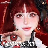 Purpdrank  1 Pair Colored Contact Lenses Pink Contact Lenses Purple Fashion Makeup Contact Lenses Eye Cosplay Lenses Yearly Use