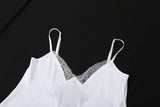 Purpdrank  Y2K W-Neck Dress Women Summer Trend Sleeveless Backless Mesh Silk Patchwork elegant Birthday Party Prom Loose Bodycon