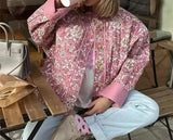 Purpdrank  Autumn and Winter New Printed Cotton Clothing Fashion Trend Jacket for Women