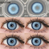 Purpdrank  1 Pair Halloween Contact Lenses Cosplay Color Contact Lenses for Eyes Anime Red Lenses Pink Lenses Gray Pupils Lens