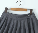 Purpdrank  Summer Mini Skirts Vintage Kawaii Skirts Women Super Short Skirts For Woman Preppy Style Mirco Skirt Pleated Preppy Style Grey