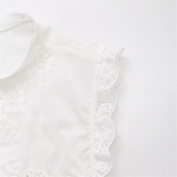 Purpdrank  Summer New Women's Fashion and Elegance Slim Fit Versatile Bow embellishment Embroidered Short Top